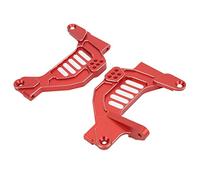 Acouto RC Front Shock Plate Replacement Aluminum Alloy Front Shock Tower Board for Axial SCX6 /6 RC Car MATERIAL The CNC Made Al PlateRC Aluminum (Red)