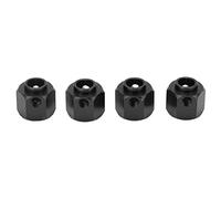 Acouto RC Hex Wheel Hub Adapter Hub Widening Connector for /10 RC Crawler Car VehicleRed 12mm Made High of Material Aluminum Hex Wheel AdapterRC MountWheel Drive (Black #13)