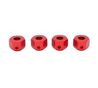 Acouto RC Hex Wheel Hub Adapter Hub Widening Connector for /10 RC Crawler Car VehicleRed 12mm Made High of Material Aluminum Hex Wheel AdapterRC MountWheel Drive (Red #16)