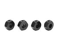 Acouto RC Hex Wheel Hub Adapter Hub Widening Connector for /10 RC Crawler Car VehicleRed 12mm Made High of Material Aluminum Hex Wheel AdapterRC MountWheel Drive (Black #11)