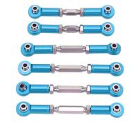 Acouto RC Rod Mount Metal Pull Rod Base Mount RC Upgrade Parts for Senton for for Big for Rock /10 Car Blue Car for Granite M Mount1/10 MountMetal Pull Base (Blue)