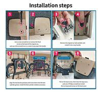 Acouto Rear Mat Carpet Handle Replacement for E70 X5 E71 X6 2006-2013 With Keyhole 2006-2013. Old Replace ones. ABS Quality More PC or About Worry Install Rear Mat Carpet Hand (With Keyhole)