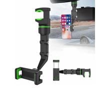 Acouto Rearview Mirror Phone Mount 360 Degree Rotation Multipurpose Rear View Car Mirror Phone Holder Made and Premium Not Scratch to EASY design. Impact Simple Install Practical