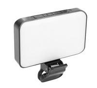 Acouto Rechargeable Selfie Light, 60 LED On Light Panel with Adjustable Brightness 3000K 6500K and 30 Lighting Effects, 360° Rotation for Phone Tablet Laptop Video Conference Makeup