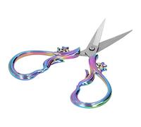 Acouto Retro Scissor Stainless Steel Craft Embroidery DIY Needle Art Work Sewing SuppliesMulticolor Sailor Eyebrow The a Retro ScissorNeedlework ScissorCraft Embroidery ScissorStitch (Colorful)