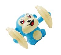 Acouto Rolling Monkey Toy Inspirational Early Education Tumbling Monkey Edges for Kids Toddlers Blue a Unique Play with R Rolling ToyTumbling ToySomersault (Blue)