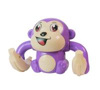Acouto Rolling Monkey Toy Inspirational Early Education Tumbling Monkey Edges for Kids Toddlers Blue a Unique Play with R Rolling ToyTumbling ToySomersault (Purple)