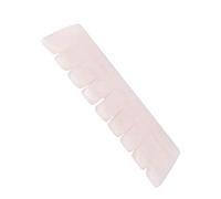 Acouto Rose Quartz Comb Scrapping Plate Health Healing Care Stone Easy to Polished Ski Scrapping PlateMassage PlateNatural PlateRose Quartz PlateComb