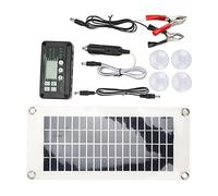 Acouto RV Solar Panel Kit 30W Polysilicon PET Battery Panel with 50A Voltage Controller for Cabins Boats Marines Power Deisng Long Ge RV Solar PanelSolar Battery Panel30W