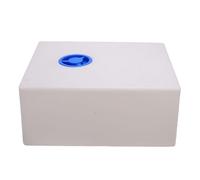 Acouto RV Water Storage Tank Water Tank Drinking 33 Gallon Food Grade LLDPE Seamless Square Integrated Modeling with Custom Openings for RV Trailer Boat Yacht