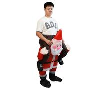 Acouto S Costume Funny Father Christmas Riding Inflatable Show Party Cosplay Role Playing Props Adult This Riding Costume toy! for and Play At Beach in S CostumeFunny CostumeFath (Adult)