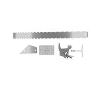 Acouto Set of Silbergitarren -Messwäuzen, Level of the Permanent Level to Loud Tilt Angle, Suitable for the Measuring Guitar Pieces, Accessories for Instrument Instruments (Silver)