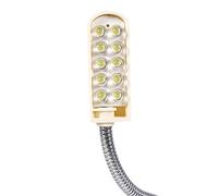 Acouto Sewing Machine Light Gooseneck Lamp Magnetic Base Flexible Mounting Eco-Friendly to High Sewing Machine LEDSewing LightSewing LampSewing LEDSewing (Plastic)