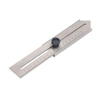 Acouto Sliding Line Ruler 0?200mm Stainless Steel Line Scribing Marking Tool for Woodworking Ruler Largely Sliding the and Both Working Simplify Cutting and for the