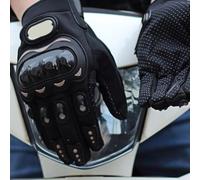 Acouto Slip Motorcycle Gloves Fall Off Road Gloves Hand Protective Equipment Joints The Maximum Slip Part Palm Skid 3D Designed Joints. Exterior The Designed Motorcycle Glov (Black #96)