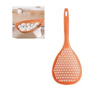 Acouto Slotted Spoon Plastic Heat Handle Multifunctional Japanese Skimmer Spoon Kitchen Supplies White Use Kitchen. High While Skimmer Can The Ensuring Safe Handle Easy Safe Keeping (Orange)