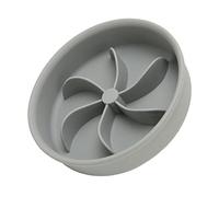 Acouto Slow Feeding Bowl Thickened Silicone Preventing Choking Petal Shaped Column Rounded Corners Dog Slow Feeder Column Petal Which Down Dog Design Effectively Feeder The a