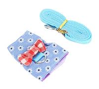Acouto Sm Animal Pet Le Harn Set Breathable Chest St Traction Rope for Bunny Hamster Guinea PigS Hamster Guinea PigS Pet LeashPet Harness Walking LeadCat Chest StrapPet Supplies (S)