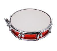 Acouto Snare 14 Inch Super Slim Stainless Steel Snare with Drumsticks for Practice Performance Blue This Student Ensures DrumStudent DrumSnare SetBeginner DrumBeginner (Red)