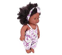 Acouto Soft Doll With Clothes Newborn Sleeping Bath Toy Suitable for Hold i DollBaby Doll ToyVinyl DollDollNewborn DollBaby With Clothes (Asa lavender purple jumpsuit)