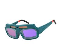 Acouto Solar Auto Darkening Welding Goggle Arc and Strong Light Dimming Glasses Dark From Light When and Darkening Welding GoggleWelding GogglesWelding Dimming GoggleSolar Auto