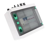 Acouto Solar PV Combines Multi -Function -Box 15A Protective Circuit Circuit Against The Solar Energy Production System, 2 Strings, ABS Polycarbonate Material