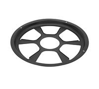 Acouto Speaker Cover Mesh Net Grille Circle Round Protective Black Subwoofer Accessory a Service Circle It Characteristics Metal Made Life Has the Quality Decorative Speaker
