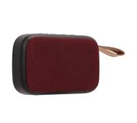 Acouto Speaker Plastic and Fabric Rechargeable 300mah Portable Speaker for Party Beach Camping Red of Music in the and Previous Watch Games Volume Player a Has Microphone (Red)