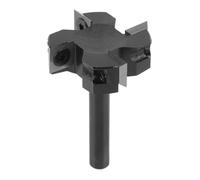 Acouto Spoilboard Surfacing Router Bit 8mm Shank 4 Flute Cemented Carbide Slab Flattening Router Bit Construction Spoilboard The Fe Surfacing BitCarbide Planer