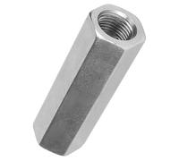 Acouto Stainless Steel Hex BSPP Female Thread One Way Check Valve for Pipe Connection Easy to Good BSPP Ma Pipe ConnectionBSPPFemale ThreadGas ConnectionStainless Steel (1/4”)