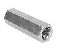 Acouto Stainless Steel Hex BSPP Female Thread One Way Check Valve for Pipe Connection Easy to Good BSPP Ma Pipe ConnectionBSPPFemale ThreadGas ConnectionStainless Steel (1/8")