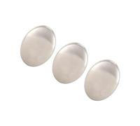 Acouto Stainless Steel Metal Odor Remover Hand Wash Kitchen Gadget for Removing Fish Garlic Onion Smell 3pcs Steel From Crafted Is Ef Stainless SoapStainless BarMetal (3pcs)