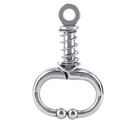 Acouto Stainless Steel Nose for Cattle, Livestock Accessory for Farmers and Veterinarians, Easy to Use w Ivestock Nose RingBull RingHusbandry AccessoryCattle PliersBull Pliers (Spring-Loaded