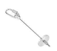 Acouto Stainless Steel Parrots Skewer Feeder, Parrots Treats Fruit Stick Holder for Chinchilla Supplies, Bird Food Holder Foraging Toy, practical and convenient, 14x3x3cm