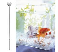 Acouto Stainless Steel Proof Scraper Aquarium Fish Plant Tool Rust-proof Multipur Fish ScraperPlant ScraperStainless Steel ScraperRust Roof ScraperCleaning Scraper (45CM Width)