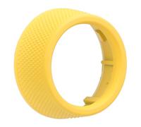 Acouto Steering Wheel Drive Mode Knob Cover Sporty Look Ejection Knob Trim Driving Mode Dial Cover Replacement for 718 911 for 718 Confirm Cons Steering Wheel Drive (Yellow)