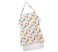 Acouto Still Cover Baby Feed Soft Nursing, Adjustable with Elastic Straps, Suitable Maternity Cover for Mothers, Cotton Network Material (Multicolour)