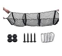 Acouto Storage Net Pocket Car Net Bag Rear Storage 43x12in for Car Truck Pickup SUV Store the Sundries the tidy. More the Make Can High-elastic of It PocketNet BagSto (47x12in(3-Grid))
