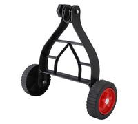 Acouto String Trimmer Wheel Attachment Mower Auxiliary Wheel Push Behind Trimmer Support for Grass Cutter Metal and (roller Is String AttachmentMower Auxiliary