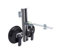 Acouto Suction Cup Line Stand Aluminum Alloy 360 Degree 40lbs Bearing Beam Line Leveling Support with Bubble Easily The Attach Smoothly to Suction Cup StandSuction