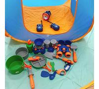 Acouto Super Complete Children's Camping Suit,Let Children Feel the Fun of Indoor and Outdoor Camping,Pretend Play Camping Set for Children,A Camping and Role-Playing (#1)