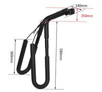 Acouto Surfboard Bike Rack Surfboard Rack Carrier on or Is Made on Safely It Black and Dings SurfboardSurfboard RackSurfboard Bike RackSurfboard