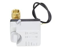 Acouto Sustainable Motorized Ball Valve 2 Wire 2-Ways Usually Closed DN15 ABS DC 12V-24 V for Simple Cabling