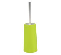 Acouto Sweeping Toilet Brushes, Space Saving Stainless Steel Portable Canister Rustproof Bathroom Sweeping Accessories for Home Hotel (green)