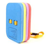 Acouto Swimming Back Float and Kickboard Set for Kids Swimming Bubble Belt Training Float Board Includes Colored Bubble Layers You EVA Made Split Which with Performance (Green&Yellow)