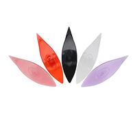 Acouto Tatting -sets Colorful Hand - Habbit Tool for All Skills, Plastic Sewing Accessories for Households, Knitting, etc. (12037 Black, White, Red, Fruit Pink, Fruit Purple)