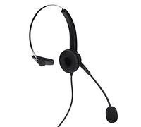 Acouto Telephone Headset OmniDirectional Business Office Telephone Call Center Corded Headset Humanized to Face-to-face the Frequent Excellent High-definition (VH530-RJ9 (single ear))