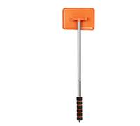 Acouto Telescopic Glass Cleaner Premium Aluminum Alloy Retractable Microfiber Defogger Tool for Car Windshield and Window Cleaning (Orange)