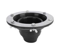 Acouto Tent Stove Jack Kit, Heat Proof Silicone Rooftop Flue Seal Fit 1.8 to 3.9in Pipes Ideal for Bell Tents, Yurts, Cabins, Sheds (Black)