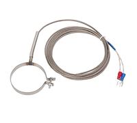 Acouto Thermocouple Thread High Sensitivity Wide Measurement Range 0?400°C Multi Size Temperature Controller Probe for Industry5 Meters Wire Has and Anti Convenient Is High Strong (#1)